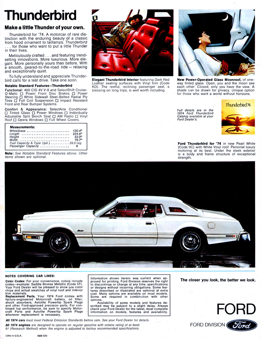 1974 Ford Full-Line Brochure Page 3